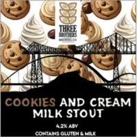 Three Brothers Brewing Co. Cookies And Cream Milk Stout