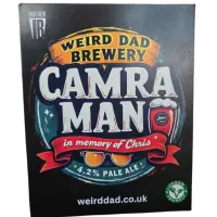 Weird Dad Brewery CAMRA Man