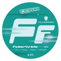 Neon Raptor Brewing Co. Futuristic