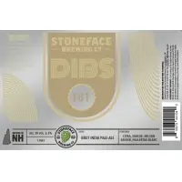 Stoneface Brewing Company Dibs #161: Brut IPA