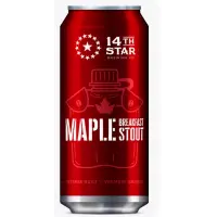 14th Star Brewing Company Maple Breakfast Stout