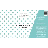 Outer Range Brewing Co. Alpen Pils