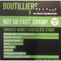 Boutilliers Not So Fast, Champ
