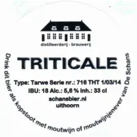 Brouwerij De Schans Triticale