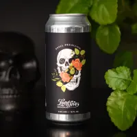 Long Live Beerworks Skull Medallion