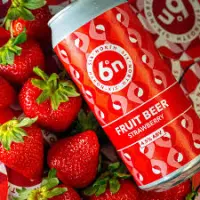 Six Degrees North (Six°North) Fruit Beer - Strawberry