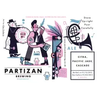 Partizan Brewing Pale Ale - Citra Pacific Jade Cascade