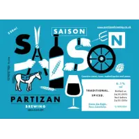 Partizan Brewing Saison - Traditional Spiced