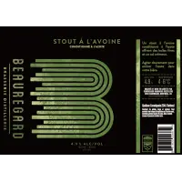 Beauregard - Brasserie Distillerie Stout à l'Avoine