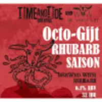 Time and Tide Brewing Octo-Gijt Rhubarb Saison