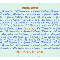 Badlands Brewing Company Mantra