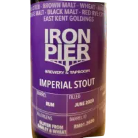 Iron Pier Brewery Imperial Stout - Rum Barrel
