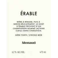 Menaud - Distillerie & Brasserie Érable