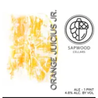 Sapwood Cellars Brewery Orange Juicius Jr.