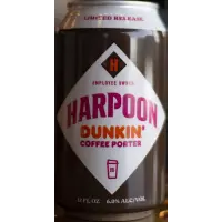 Harpoon Brewery Dunkin' Coffee Porter