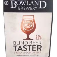 Bowland Brewery Blind Beer Taster