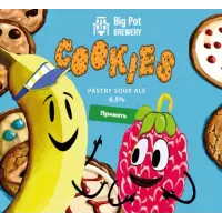 Big Pot Cookies Biscotti & Raspberry & Banana