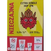 Browar Nieczajna Citra Single Hop IPA