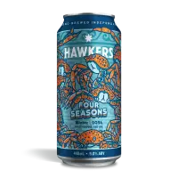 Hawkers Beer Four Seasons - Winter (2026): Hazy Double Red IPA