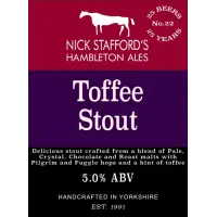 Hambleton Brewery Nick Stafford's Toffee Stout