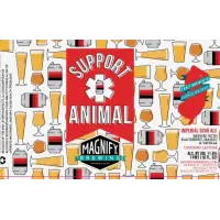 Magnify Brewing Company Support Animal