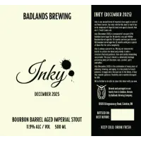 Badlands Brewing Company Inky (December 2025)