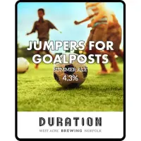 Duration Brewing Jumpers for Goalposts