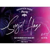 Warwick Farm Brewing Sunset Haze