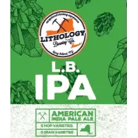 Lithology Brewing Company L.B. I.P.A.