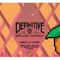 Definitive Brewing Company Vanilla Dome - Peach