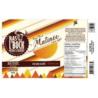 Ras L'Bock - Artisans Brasseurs Matinée Extra Light