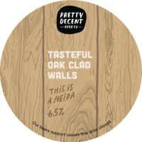 Pretty Decent Beer Co. Tasteful Oak Clad Walls