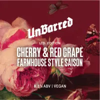 UnBarred Brewery Cherry & Red Grape Farmhouse Style Saison