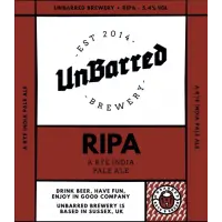 UnBarred Brewery RIPA