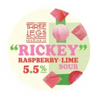 Three Legs Brewing "Rickey" Raspberry & Lime Sour