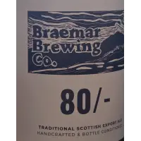 Braemar Brewing Co 80/-