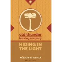 Old Thunder Brewing Hiding In the Light