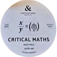 Ampersand Brew Co Critical Maths