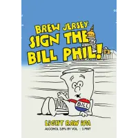 Eight & Sand Beer Company Brew Jersey: Sign the Bill Phil