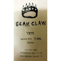 Bear Claw Yeti