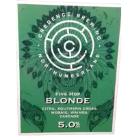 Credence Brewing Five Hop Blonde