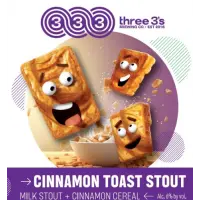 Three 3's Brewing Company Cinnamon Toast Stout