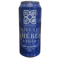 Microbrasserie 4 Origines Vive le Québec Lager