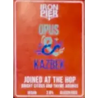 Iron Pier Brewery Joined at the Hop - Opus & Kazbek