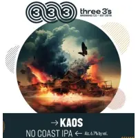 Three 3's Brewing Company KAOS IPA