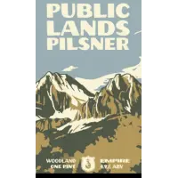 Woodland Empire Ale Craft Public Lands Pilsner