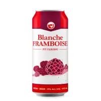 Microbrasserie Pit Caribou Blanche Framboise