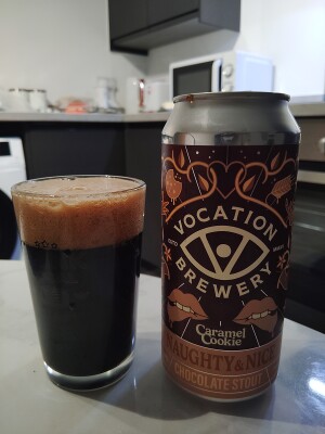 stevoj's photo of Naughty & Nice - Caramel Cookie Chocolate Stout