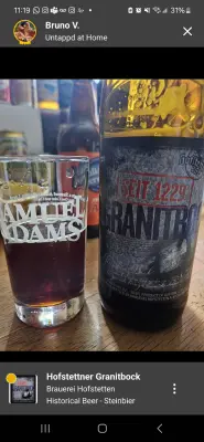 Staleandfunny's photo of Hofstettner Granitbock Zymatore - Pinot Noir/Whiskey/Zinfandel Barrels