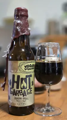 BeerPlace's photo of Hot Garbage - Old Fitzgerald (Maroon Wax with Feathers)